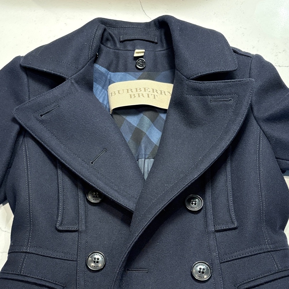 Burberry Brit Navy Peacoat for Women